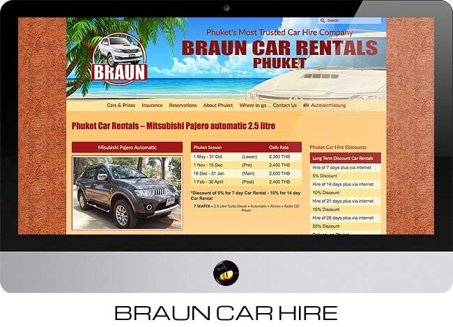 Braun Car Rentals – Finflix Design Studio